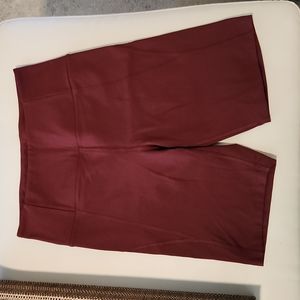 Girlfriend Collective Maroon High Rise Compressive Bike Shorts